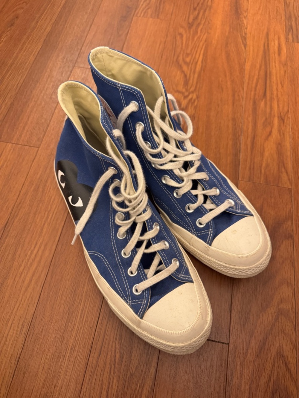 Men’s Navy Blue CDG converse